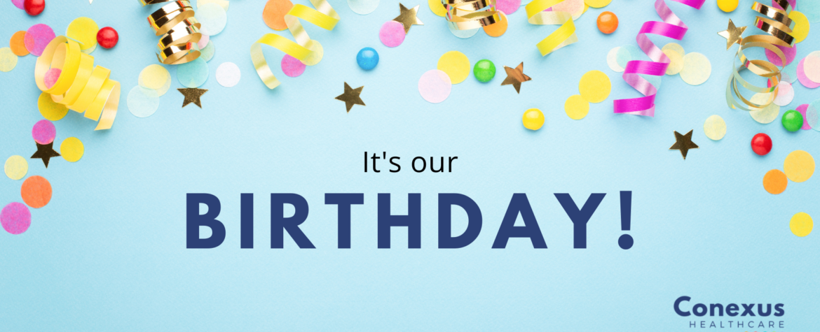 Conexus Birthday banner.